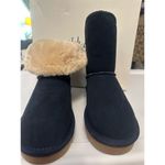 Style & Co . Women's Blue Ankle Booties Size 5 Faux Fur Lined Casual Photo 3