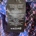 Anthropologie PILCRO Embroidered Plaid Button Up Long Sleeve Blouse Blue Sz S Photo 9