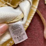 Ann Taylor  textured mustard yellow and white windowpane top fall thanksgiving Photo 5