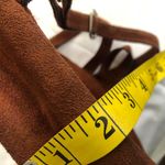 Mexican Mini brown floral suede embroidered floral backpack Photo 4