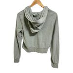 TNA Women's Full Zip Thermal Cotton Blend Hoodie‎ Size Medium Green Photo 5