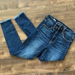 American Eagle AEO  Super Hi Rise Jeggings Ripped Dark Wash Size 4 Photo 8