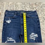 American Eagle  High rise jegging jeans size 14 distressed Photo 5