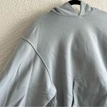 TNA Aritiza Women’s Cozy Fleece Long Sleeve Hoodie‎ Sweatshirt Gray Blue Size 1 Photo 3