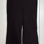 ZARA Woman Black Straight Leg Pant with Grommet Detail - M Photo 0