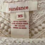 Sundance  Cream Lace For Days Crochet Sheer Ivory Top size XS Photo 7