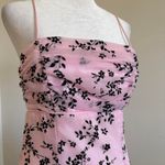 Vtg Y2K Morgan Co‎ 5/6 Empire Waist Tie Back Formal Gown Dress Floral Whimsygoth Pink Size undefined Photo 2