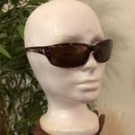 Brown black retro tortoise shell sunglasses futuristic streetwear grunge goth vibe Photo 4