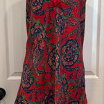 Morgan Taylor Vintage 1990s paisley vow detail satin mini slip dress Photo 0