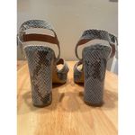 NY&C New York & Company Womens Adalia Platform, Square Heels, Rubber Outsole Blue Size 6 Photo 1