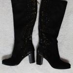 *Nancy Li Black Suede Boots (included in sale) Size 7 Photo 3