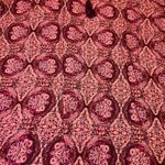 Artisan NY Tunic Top Womens 1X Pink Burgundy Paisley Print Shirt Boho Tassels Photo 9