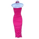 superdown  Mallory High Neck Dress Hot Pink Size XXS Bodycon Sexy Revolve Event Photo 6