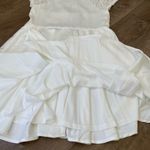 Calvin Klein NEW White Satin Lace Short Sleeve Fit & Flat Dress ~ NWT Size 12.5 Photo 8