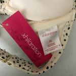 Xhilaration Bikini Top Crinkled Cheetah Print Removable Pads Ivory XS Photo 2