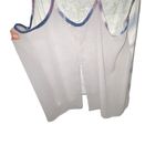 Miss Me Vtg Y2K silver embellished Racer back Strappy Tie dye Sheer Tank Top Photo 6