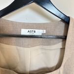 ASTR the Label Square Neck Short Sleeve Jacket in Taupe Size Medium Photo 2