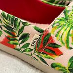 Toms Classic Spanish Villa Watermelon Palms Print Shoes Size 5 Photo 1