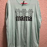 Dog Mama Teal T Photo 0
