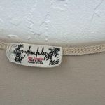 Free People  Intimately Truth Square Neck Bodysuit Long Sleeve Stone Gray Tan S Photo 4