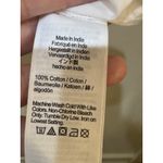 Madewell Smocked Button-Front Top Poplin Womens White Peasant Milkmaid Small Photo 8