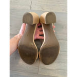 Jessica Simpson  Beige Gold Block Heel Sandals Size 7.5 Photo 5