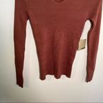 Active USA Viscose Rib Sweater Mauve Pink Photo 3