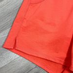 Sonoma  Cotton Knit Drawstring Sweat Shorts Coral Orange‎ Small Photo 5