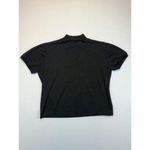 Sag Harbor  Mock Neck Top Short Sleeve Sparkle Knit Blouse Women's Photo 1