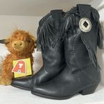 Circle G UNWORN  VINTAGE Tonka cowboy Western Boots Black 8M Photo 0