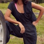 Free People NWT We The  Fly By Night Jumpsuit BLACK SIZE XS Photo 0