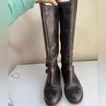 Hinge  Distressed Devin Riding Boot Chocolate Brown Country Boho Cottagecore 9.5 Photo 5