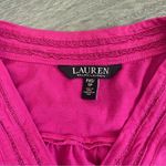 Ralph Lauren LAUREN Magenta Pink Blouse XS Petite Preppy Photo 1