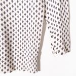 Merona Womens Cardigan Sweater Diamond Print Button Front Black White Small Photo 2