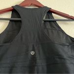 Lululemon Black V Neck Racerback Crossover Athletic Workout Tank Top Size 8 Photo 5