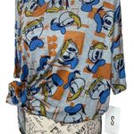LuLaRoe Small Disney Irma Tunic Top • Donald Duck • High-Low Hem • Knit Jersey Photo 9