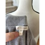 Eileen Fisher Grey Short Sleeve Drapey Organic Cotton Knit Cardigan Flaw Photo 4