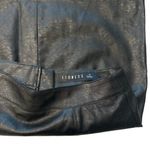 LIONESS Princess Polly  Size M Rizzo Faux Leather Mini Skirt Black High Slit Club Photo 2