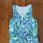 Lilly Pulitzer Lilly Pulitizer Paulina Jumpsuit‎ Indigo Sunset Blue Green Size XL Photo 2