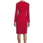 Black Halo NWT Covina Bonfire Red Single Cold Shoulder Sheath Dress Sz 14 XL Photo 8