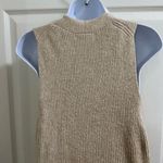 London Kaye Long Sleeveless Sweater Vest Women’s XS Tan color boho Photo 4