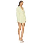 Norma Kamali Oversized Single Breasted Jacket in Butter Yellow Small New blazer Photo 10