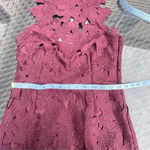 Free People X Saylor Jessa Floral Mini Party Dress crochet floral Sz S Photo 9