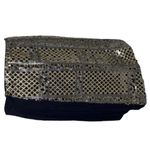 Romeo + Juliet Couture gold sequined black mini skirt / L / NWT Photo 1