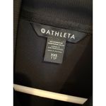 Athleta  XS Mock Neck Pullover Navy Blue Black‎ Long Sleeve Athletic Top Photo 2