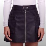 Free People  Pleather Mini Skirt Photo 0