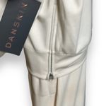 Danskin  Rib Crew Neck Jogger Set Birch Color Women’s Oversized XS NWT! Photo 5