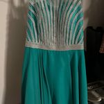 Teal Formal Dress Green Size 0 Photo 1