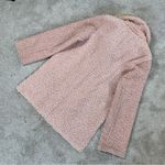 J.O.A. Women’s Reversible Teddy Faux Shearling Coat Oversized in Dusty Pink L Photo 7