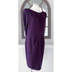 Betsy and Adam Midi Cowl Neck Drape Back Scuba Crepe Dress Size 14 NEW w/Tag Photo 3